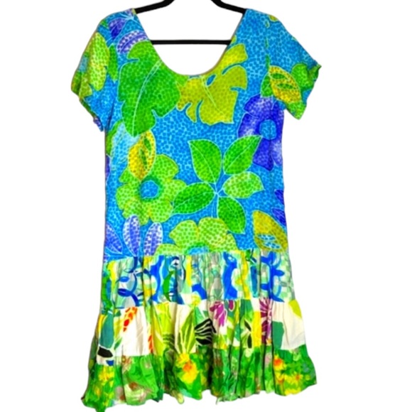 Jams World Dresses Jams World Mixed Floral Print Mini Dress Poshmark